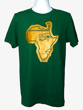 Phat Metallic Gold Green T-shirt